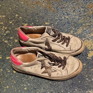Golden Goose Kids Sneakers - Pink, White, and Brown
